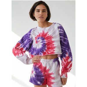 Tna Cozy Fleece Boyfriend Cropped Sweatshirt